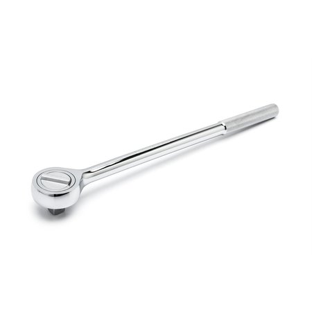 KD TOOLS 3/4" Drive 43 Geared Teeth Round Head Style Ratchet, 20" L, Full Polish Chrome Finish 88800